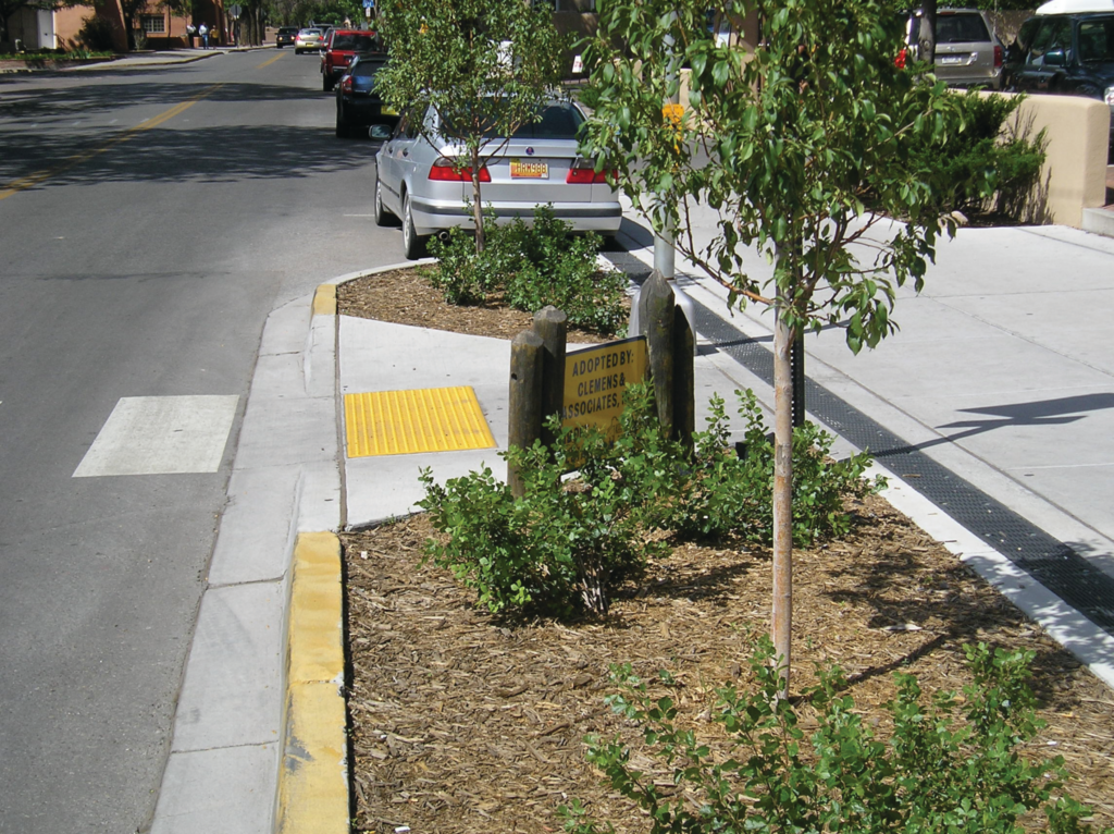 Curb extension example